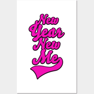 New Year New Me logo Posters and Art